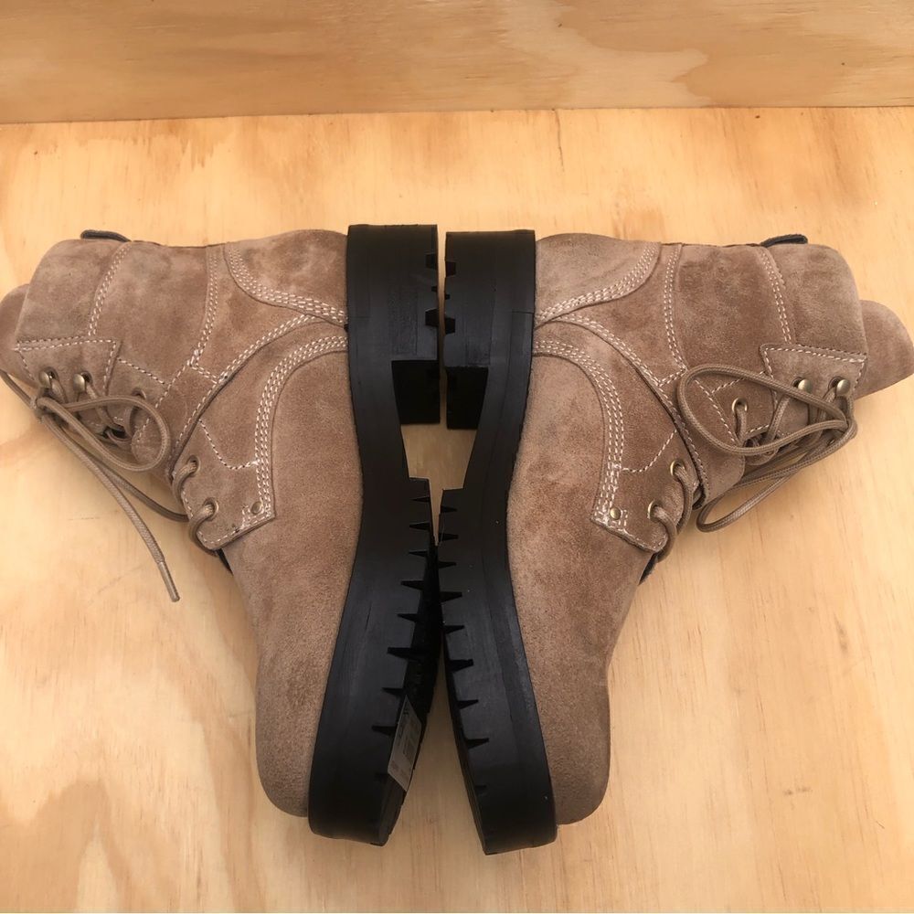 New All Saints Paulina Suede Boots Women’s Size 7 - Picture 3 of 11